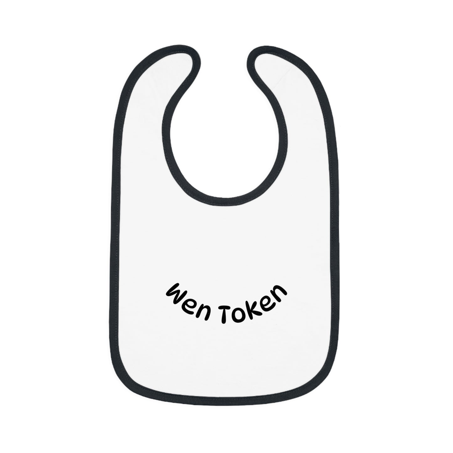 Stylish Baby Bib with Contrast Trim, Fun Baby Gift, Infant Feeding Accessory, Unique Baby Shower Present, Cute Newborn Bib