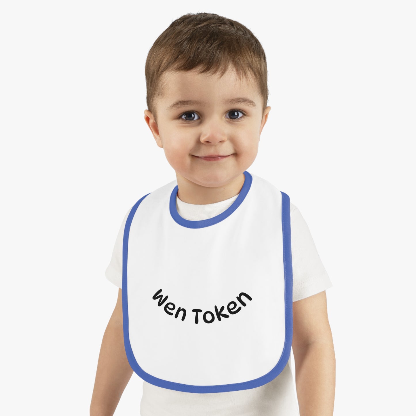Stylish Baby Bib with Contrast Trim, Fun Baby Gift, Infant Feeding Accessory, Unique Baby Shower Present, Cute Newborn Bib